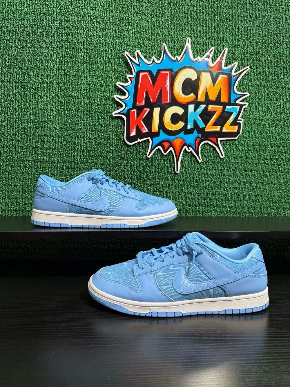 Nike Dunk Low PRM Topography University Blue Men’s Size 11.5 Pre-Owned
